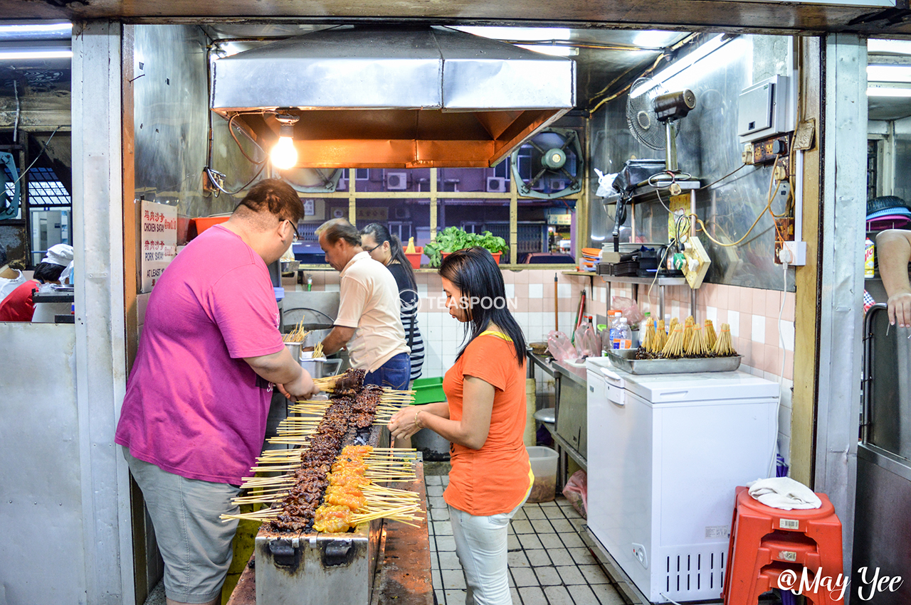 DINNER Hui Sing Hawker Centre HAP CHEN HIAN SATAY STALL (2)