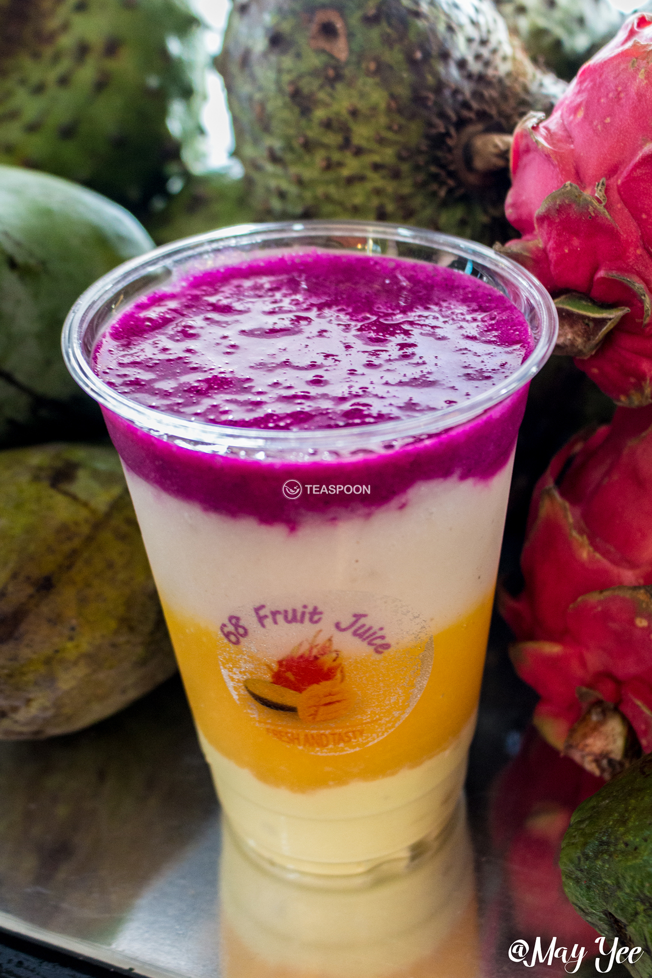 4 LAYER AVOCADO MANGO DRAGONFRUIT SOURSOP