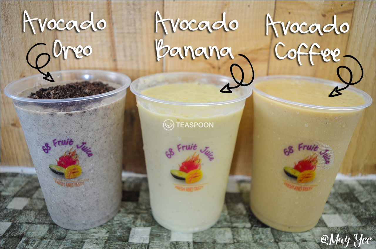 AVOCADO OREO AVOCADO BANANA AVOCADO COFFEE