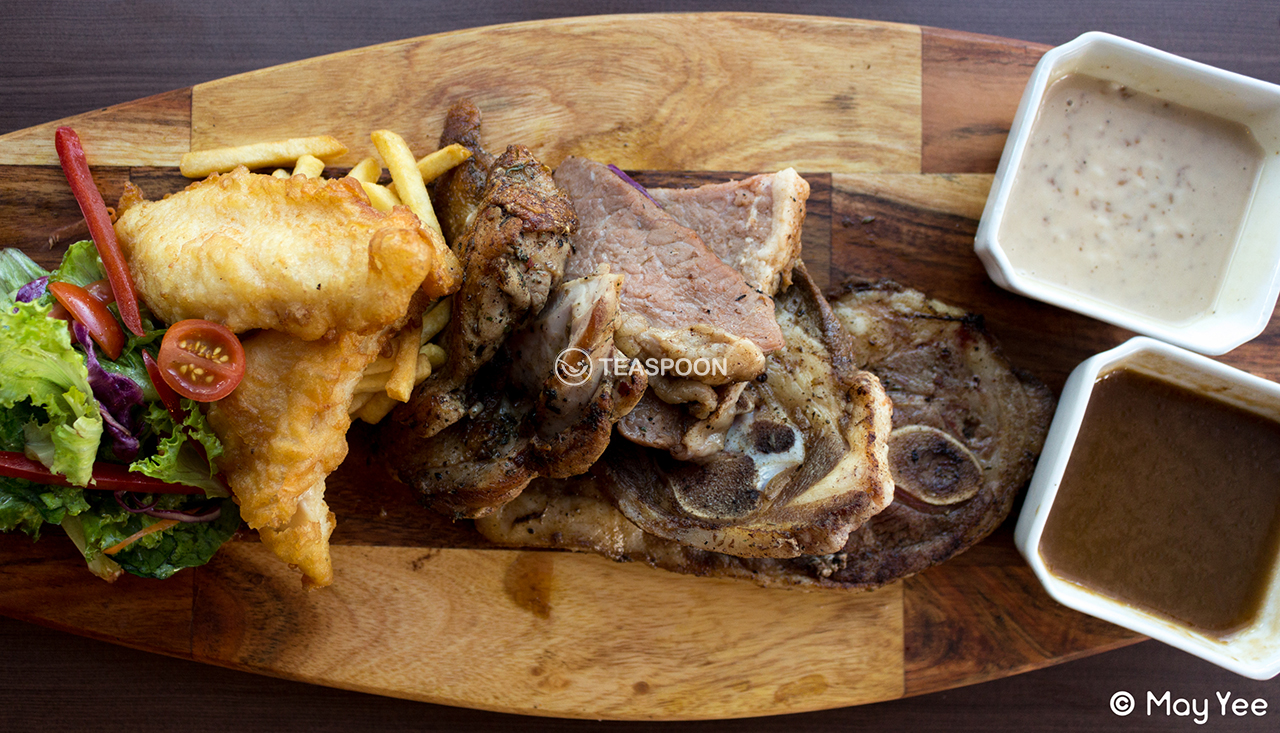 Mix platter (1-2 pax) Chicken, Lamb, Fish, Beef (7)