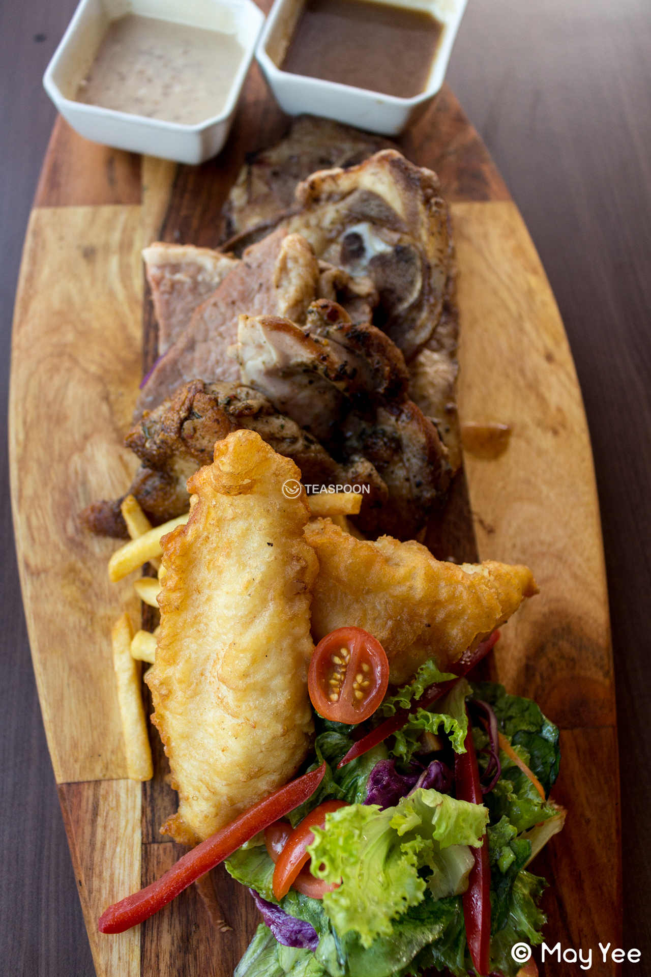 Mix platter (1-2 pax) Chicken, Lamb, Fish, Beef (9)