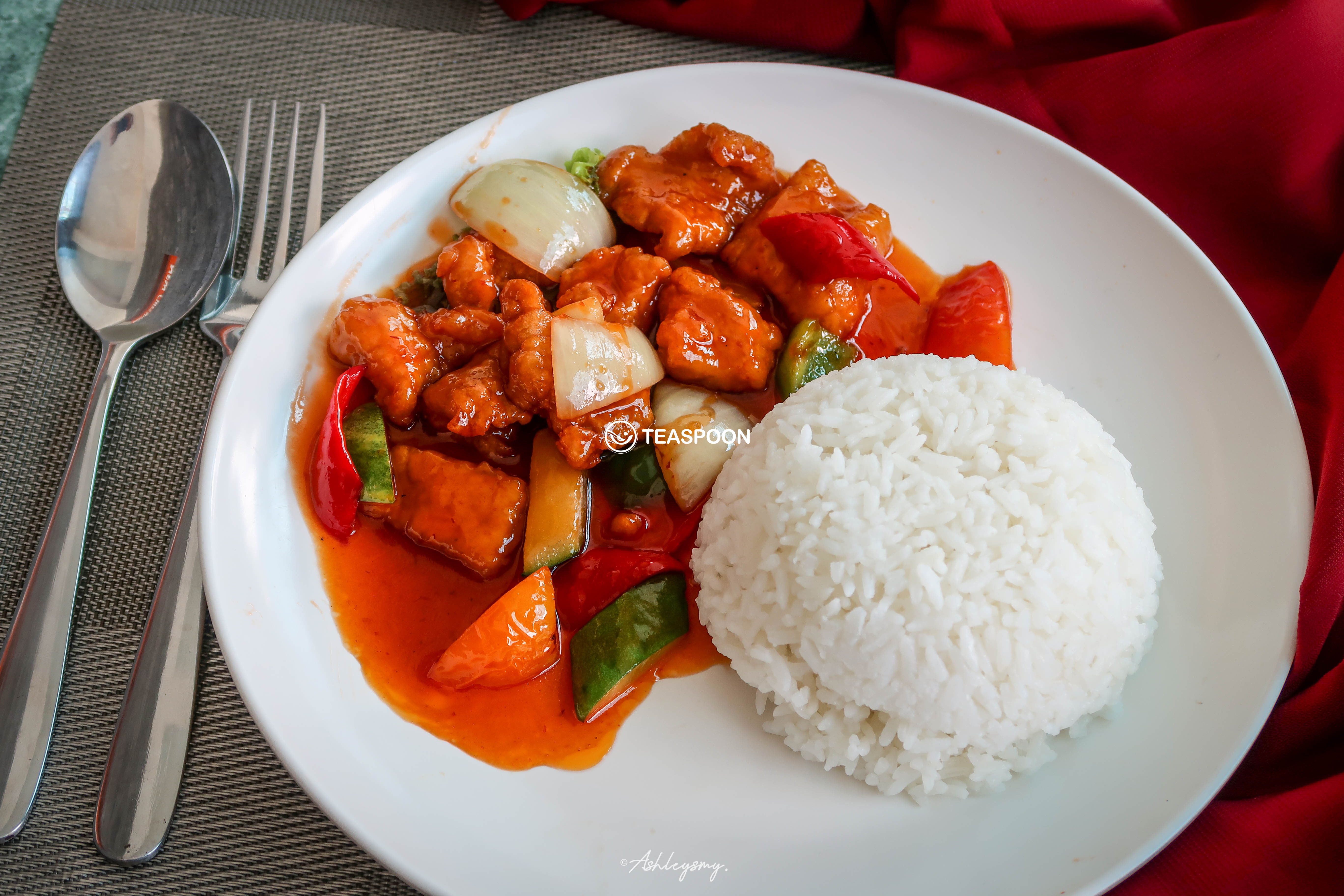 Sweet & Sour Pork Rice (1)