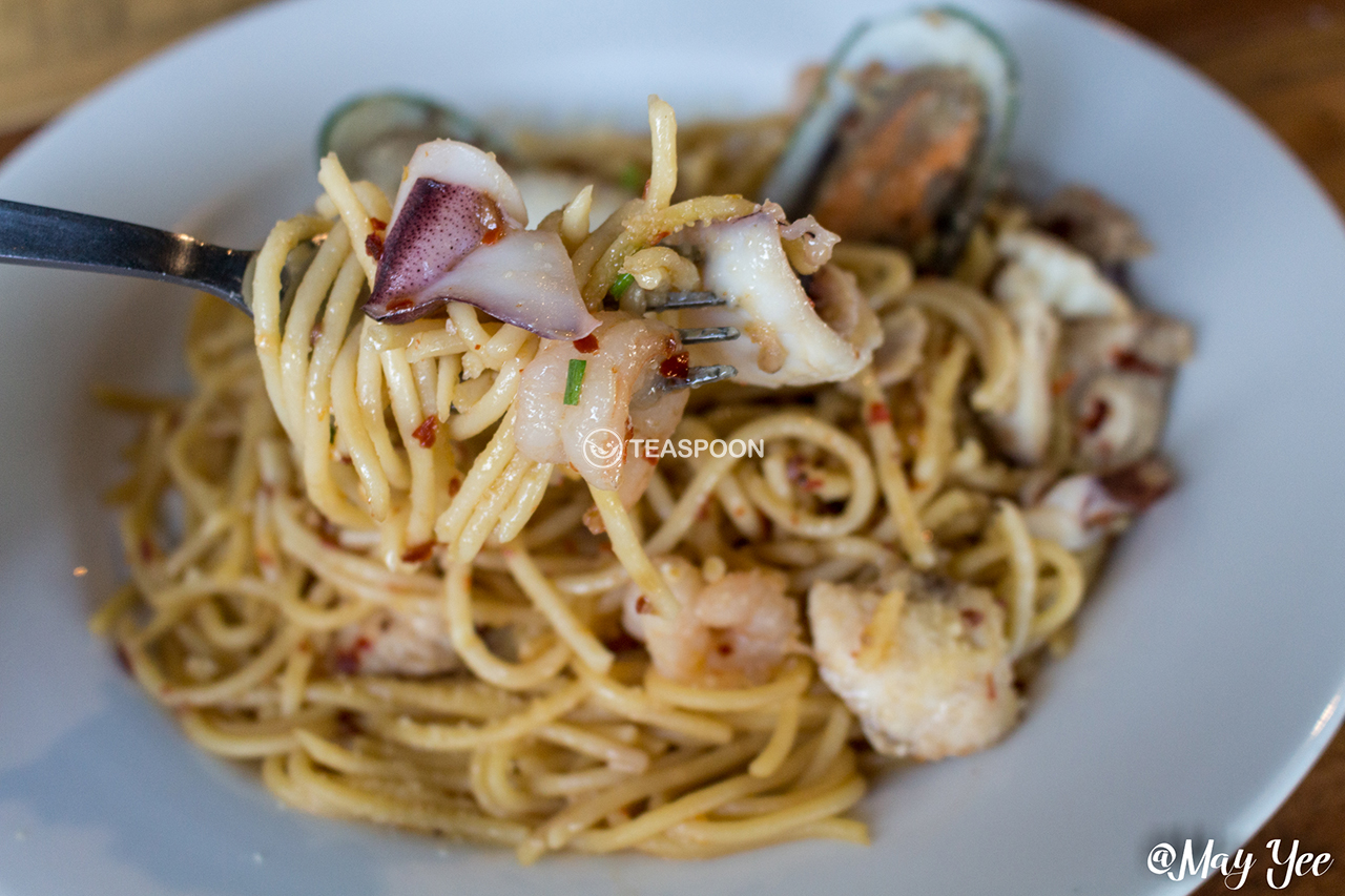 [Seafood Aglio Olio]