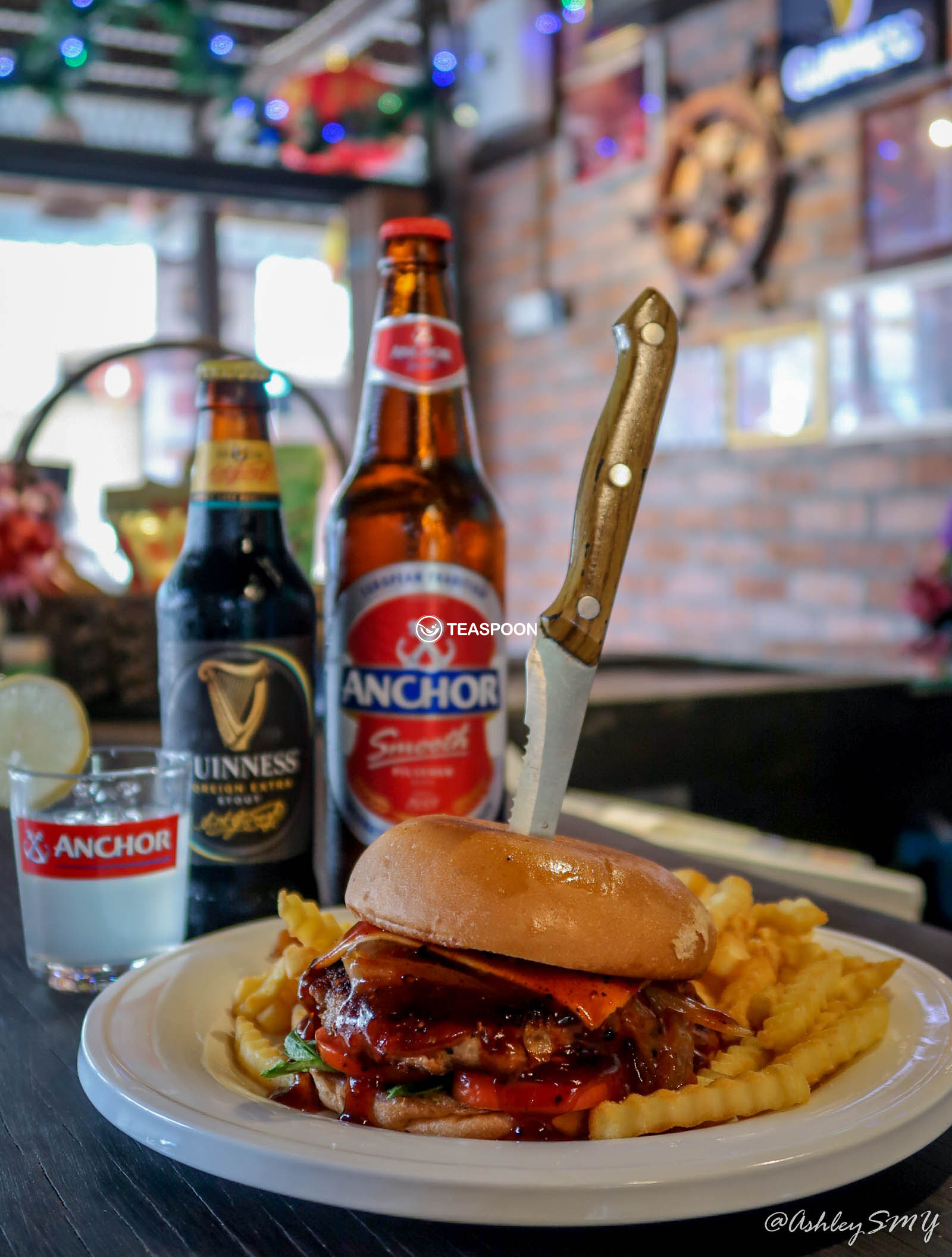Bikalan Special Pork Burger w Cheese & Fries copy