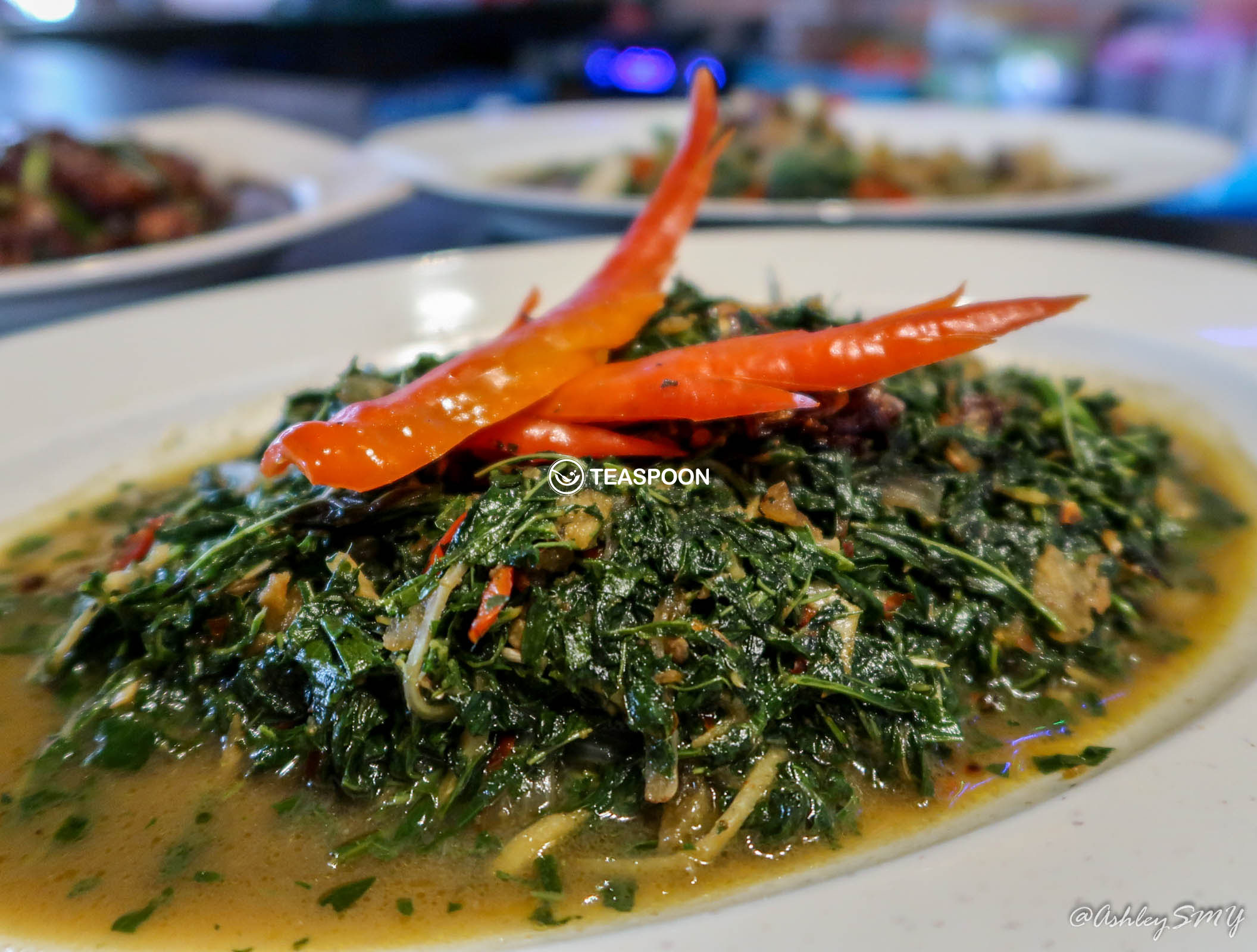 Fried Tapioca Leaf Belacan copy
